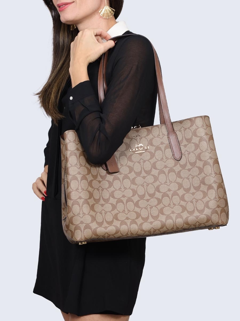 Bolsa Coach Signature Large Tote Paris Brech