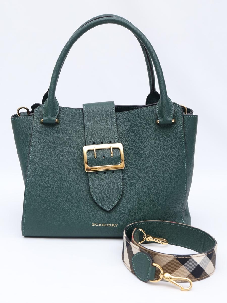 Burberry buckle medium tote new arrivals