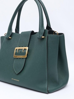 Burberry Green Medium Buckle Tote - loja online