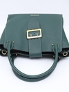 Burberry Green Medium Buckle Tote