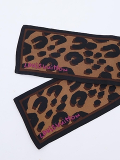 Lenço Louis Vuitton Bandeau Leopard Print - loja online
