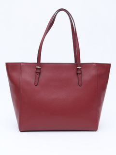 Bolsa Coach Leather Tote Turnlock Large na internet