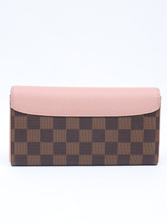 Carteira Louis Vuitton Pink Damier Normandy - Paris Brechó