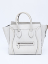 Bolsa Celine White Mini Luggage