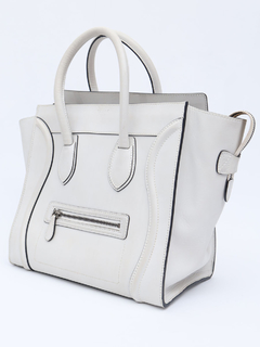 Bolsa Celine White Mini Luggage - loja online