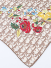 Lenço Christian Dior Oblique Flowers - loja online