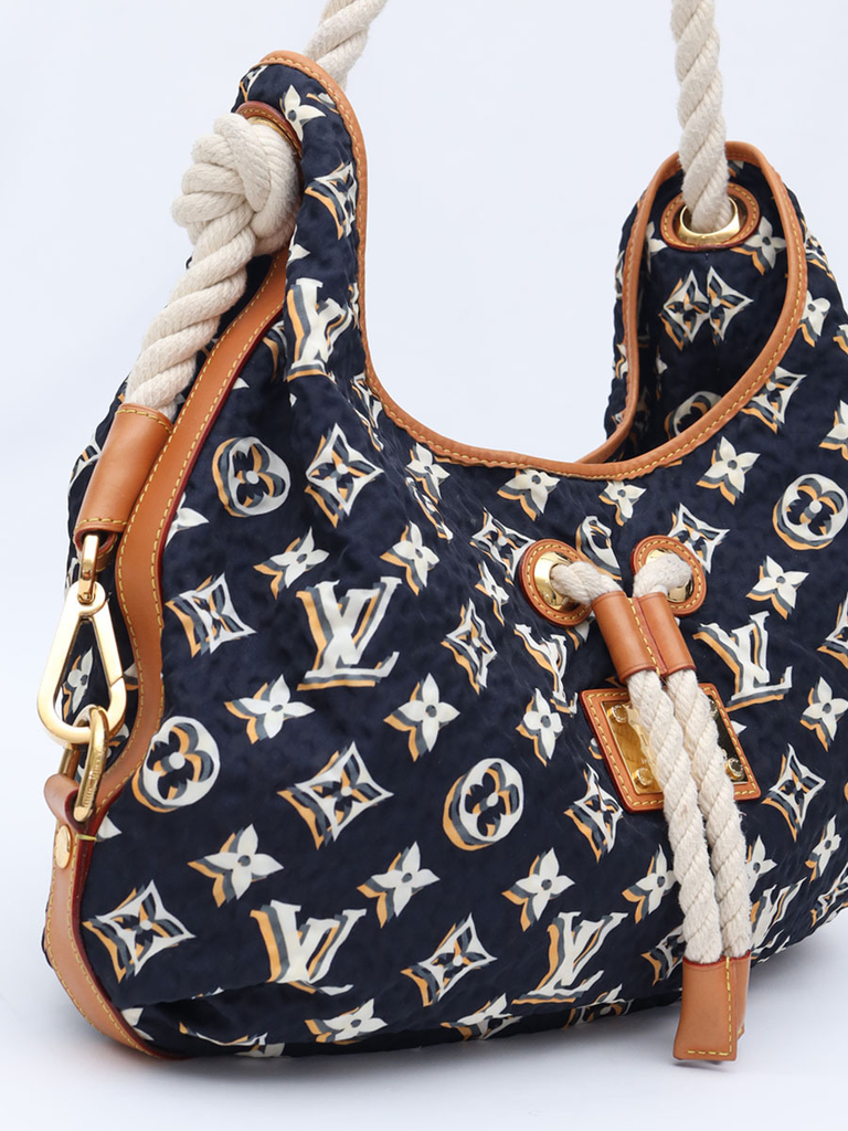 Louis Vuitton Tan Monogram Nylon Limited Edition Bulles MM Bag at