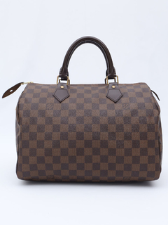 Bolsa Louis Vuitton Speedy 30 Damier Ébène