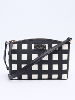 Bolsa Kate Spade Preta e Branca Crossbody