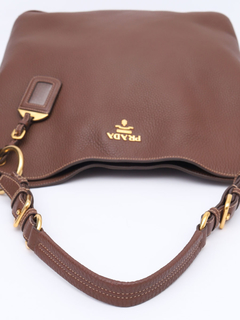 Bolsa Prada Vitelo Daino Tabacco BR4892 - loja online