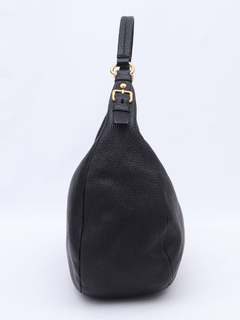 Bolsa Prada Black Cervo Lux Leather Hobo na internet