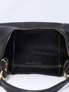 Bolsa Prada Black Cervo Lux Leather Hobo - Paris Brechó