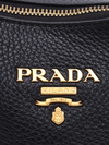 Bolsa Prada Black Cervo Lux Leather Hobo - loja online