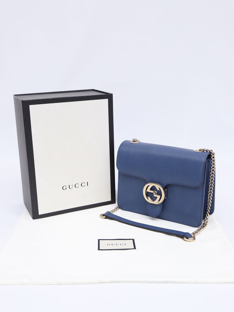 Bolsa Gucci Interlocking G Média - Paris Brechó