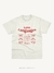 Camiseta Love Languages - Off white