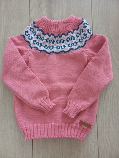 Sweater rosa viejo