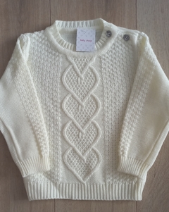 Sweater natural corazon