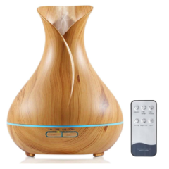 Humidificador Aromatizador Simil Madera Control Remoto 400 ml en internet