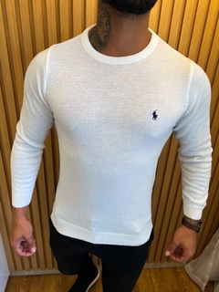 SUÉTER TRICOT RALPH LAUREN - BRANCO - comprar online