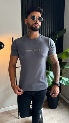 CAMISETA HUGO BOSS NEW - CINZA - comprar online