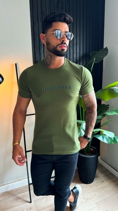 CAMISETA HUGO BOSS NEW - VERDE - comprar online