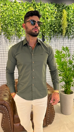 CAMISA SOCIAL BOSS - VERDE