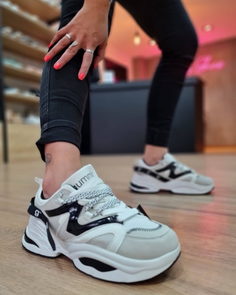 Zapatillas gummi blancas hot sale