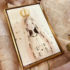 Relicário - Nossa Senhora de Fátima - 10x15cm - comprar online
