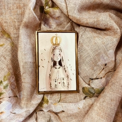 Relicário - Nossa Senhora de Fátima - 10x15cm