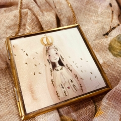 Relicário - Nossa Senhora de Fátima - 10x10cm - comprar online