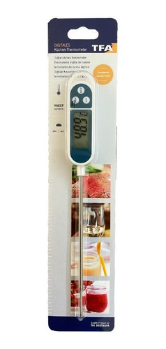 Termometro Digital Cocina Con Pila Pincha Carne Waterproof