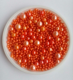 Perlas Mix Sprinkles Naranjas x 100 grs