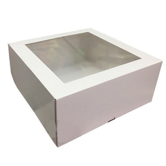 Caja blanca con visor 25x25x10 cm