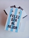 Caja multiuso Camiseta Argentina Dia del Padre 15 x 7 x 8 cm