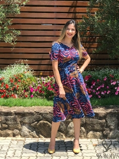 Vestido Midi Godê Princesa - MPE - SSS Modas Ltda