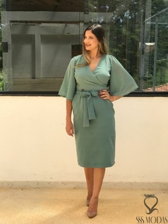 Tubinho com Manga Godê em Chiffon - TMC - comprar online