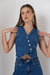 Colete Jeans Escuro - comprar online