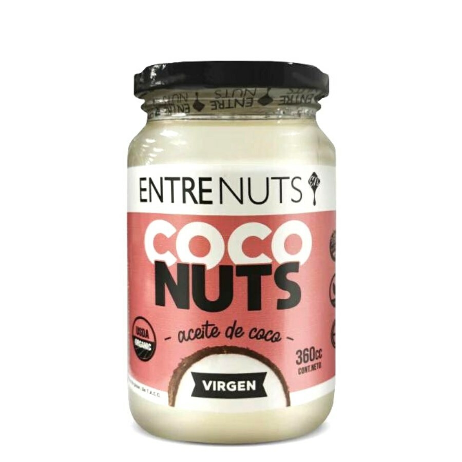 Aceite de Coco Virgen ORGANICO - Entrenuts x 360g