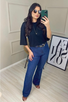 CALÇA JEANS FLARE