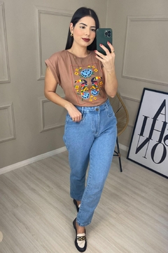 CALÇA MOM JEANS