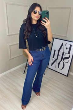 CALÇA JEANS FLARE