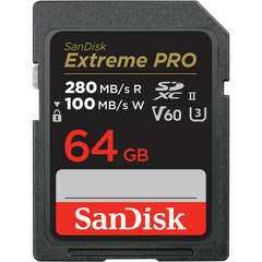 MEMORIA SANDISK EXTREME PRO SDXC V60 280MB/s 128GB en internet