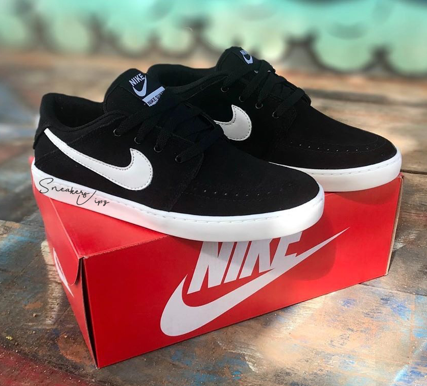 TÊNIS SB SUKETO PRETO COM BRANCO - Sneakers Vipz