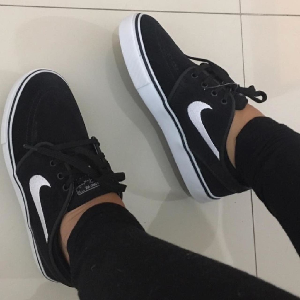 Nike janoski preto e hot sale branco