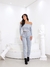 Conjunto de duas peças de algodão blusa cigana e calça comfy com 2 peças SD81 - loja online