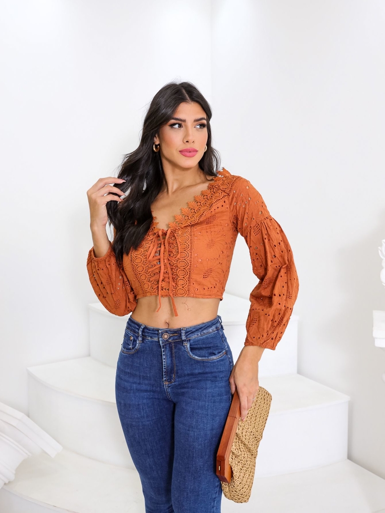 Camisa sales cropped feminina