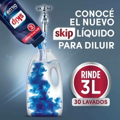 Jabon liquido de ropa Skip p/ diluir 500ml + botella 3lts - comprar online
