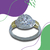 ANILLO plata 925 y oro N118 c/d - comprar online