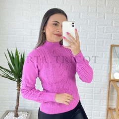 Blusa Tricot Modal Tranças