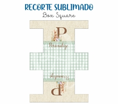 Recorte Sublimado Box Square - Aquarela 05